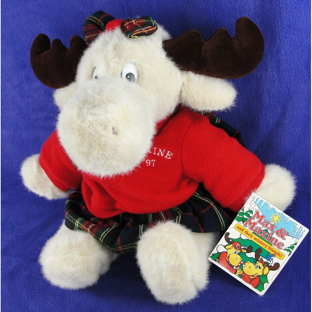 Commonwealth Maxine Moose Plush Vintage 1997 Limited Edition Stuffed Animal